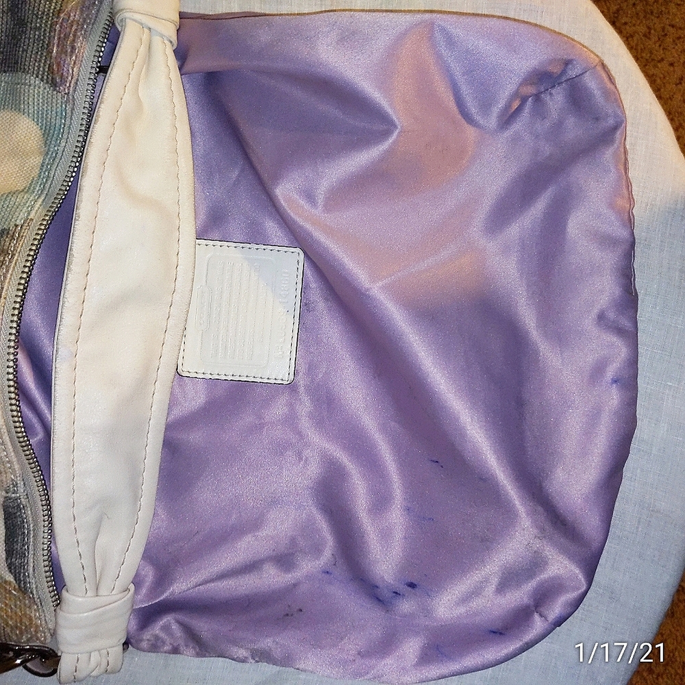 Coach Kristin Optic art sequin hobo bag rare - Picture 10 of 15